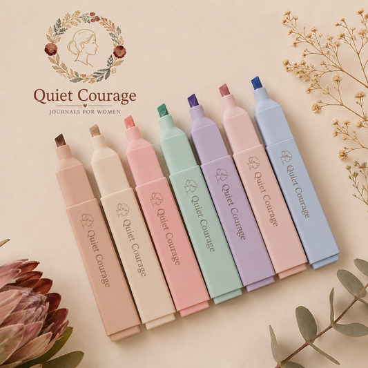 Quiet Courage Branded Highlighters